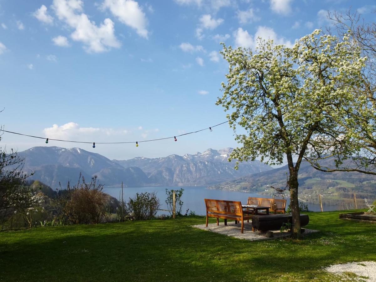 Biohof Schwanser Steinbach am Attersee Exteriör bild